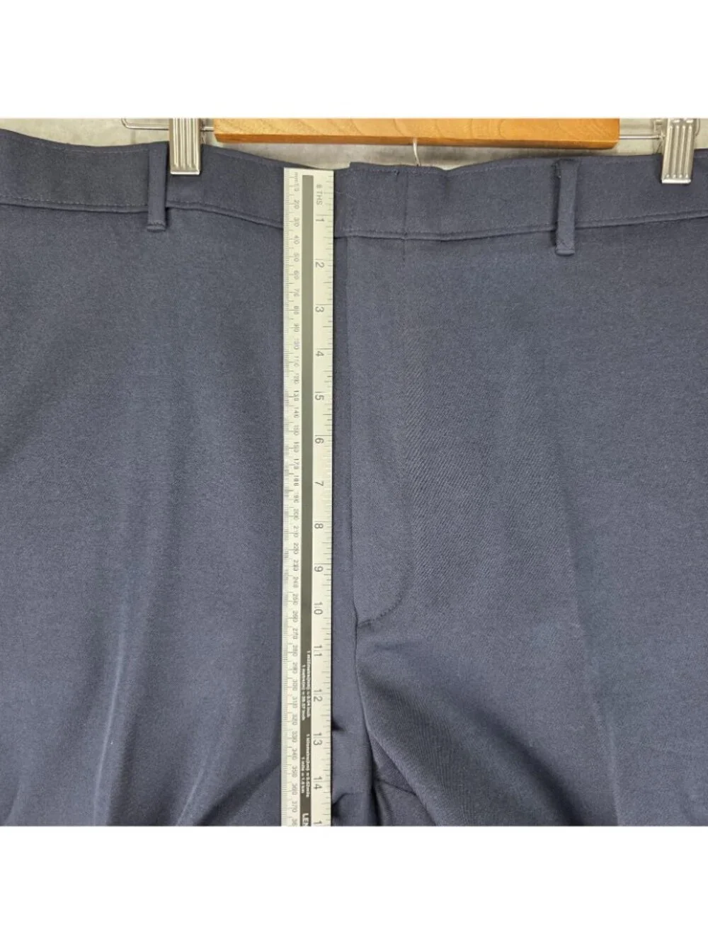 Levi's Action Slacks Pants Mens 42x32 Navy Blue Flat Front Dress Pants NWT